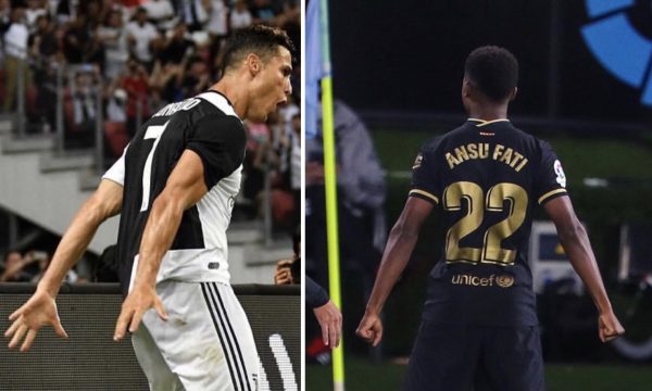 Did Ansu Fati celebrate the goal like Cristiano Ronaldo? | Football Voyage